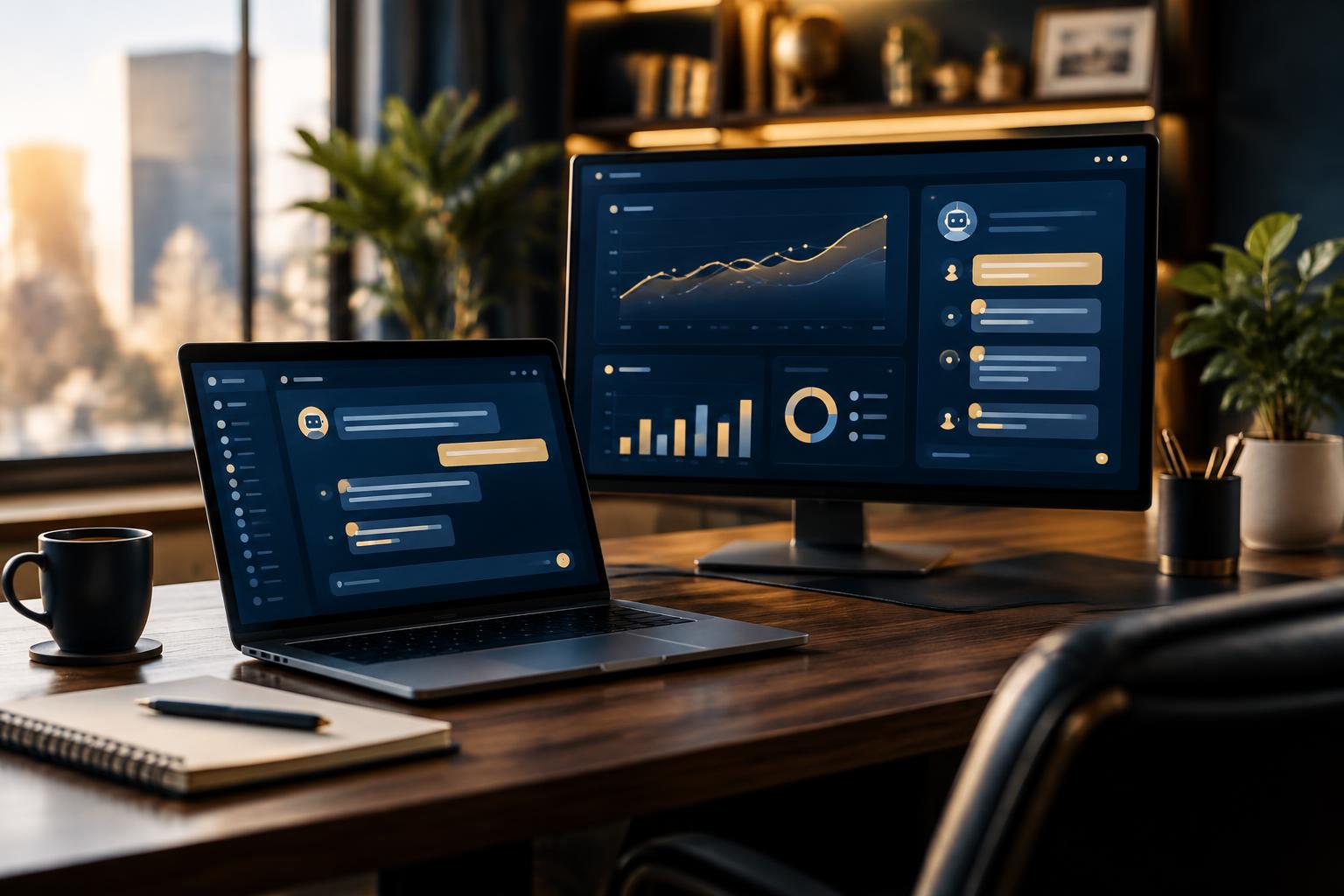 AI agents for small businesses — AI dashboards set up for a business owner